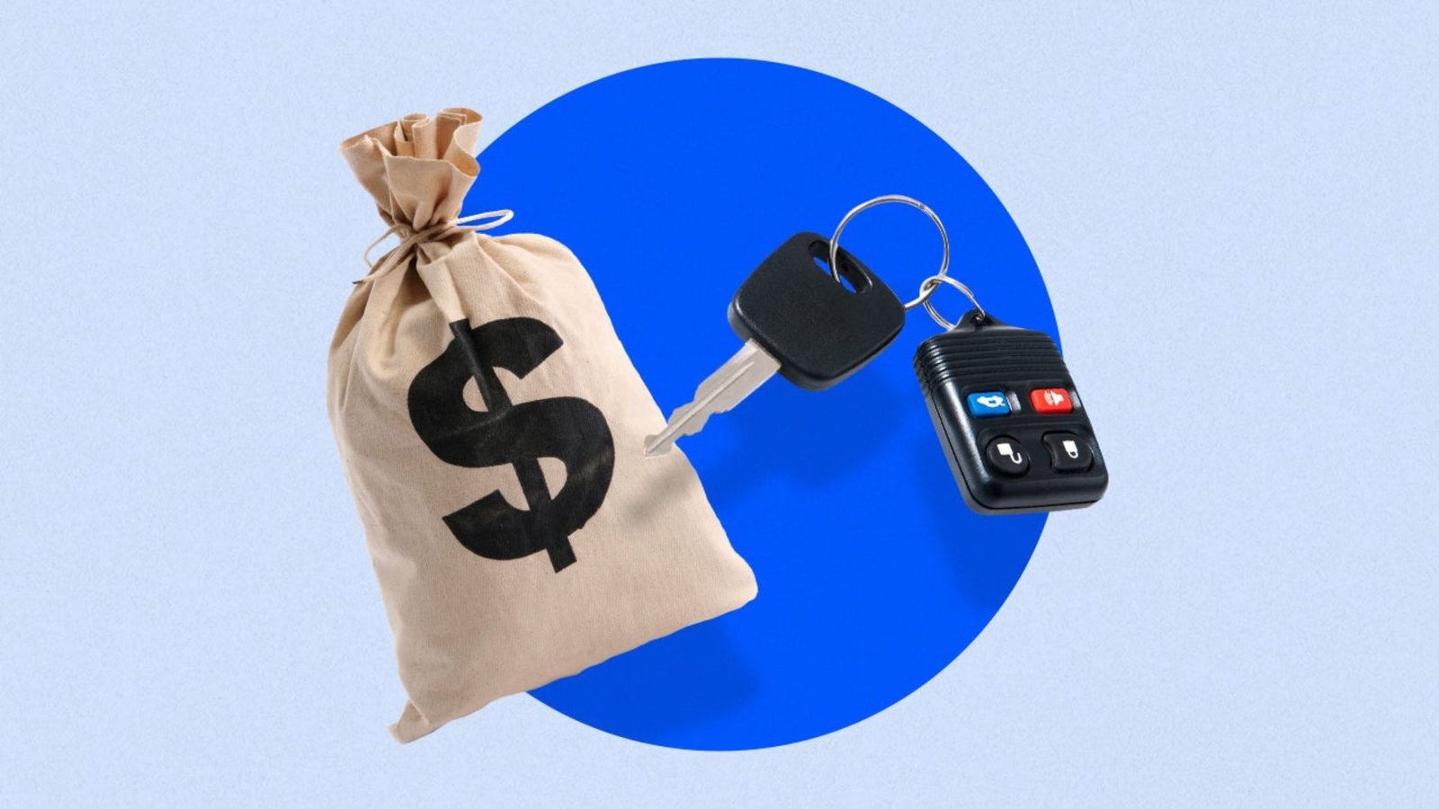 Car Keys and a Bag of Money 